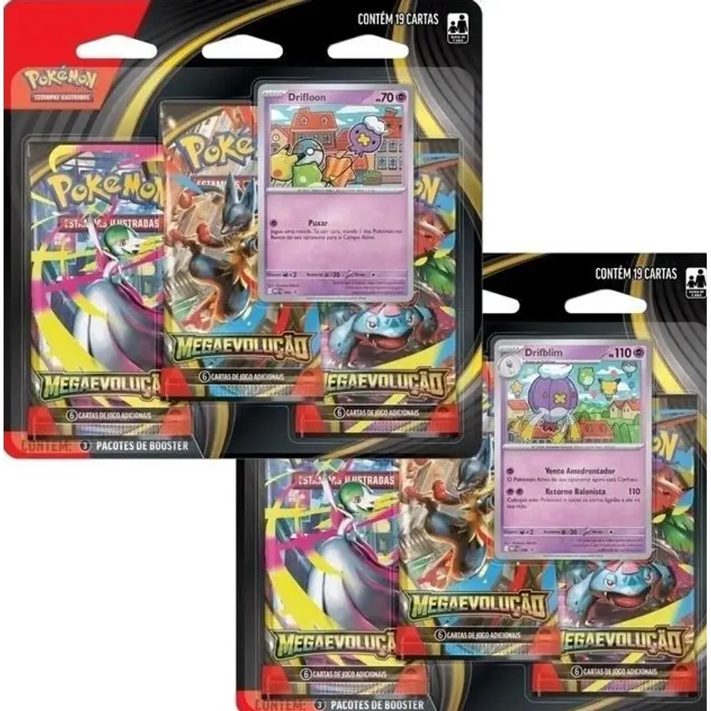Triplo PACK Mega Evolução - Unitário